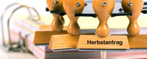 Frist für Herbstantrag endet kommende Woche