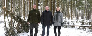 Land OÖ unterstützt Bauern bei Schneedruck-Schäden