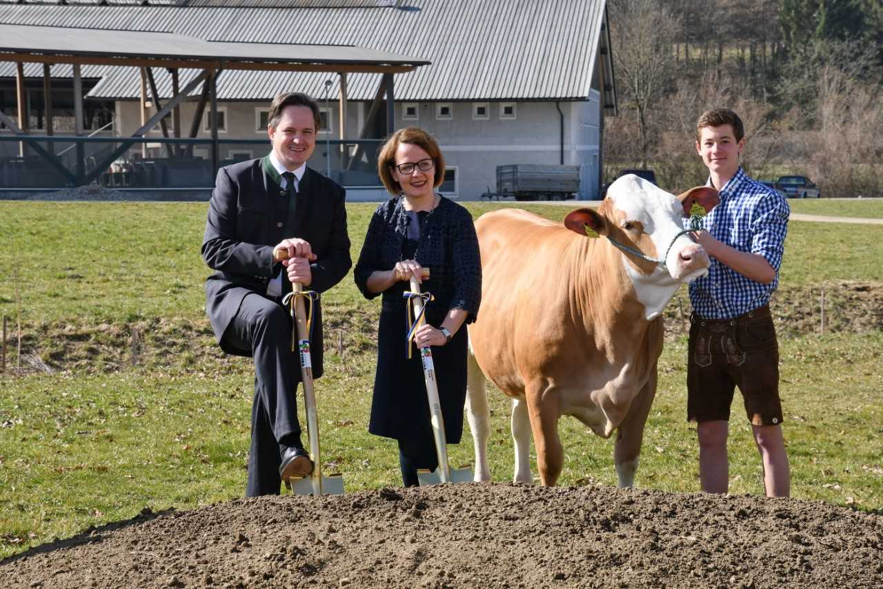 Landwirtschaftliche Fachschule Pyhra wird ausgebaut - Blick ins Land