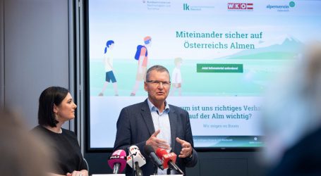 Köstinger stellt „Aktionsplan für sichere Almen“ vor