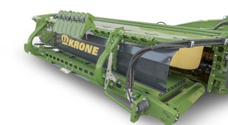 Neues Querförderband bei Krone-Mähwerken