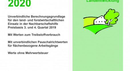 ÖKL aktualisiert Richtwerte für Maschinenkosten