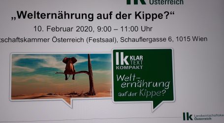 Welternährung auf dem Podium