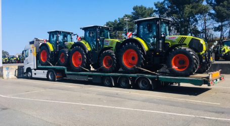 Claas liefert auf Hochtouren