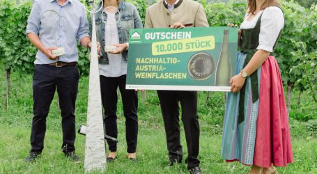 NÖ Siegerwein kommt in Leichtglasflaschen