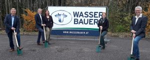 Spatenstich beim Wasserbauer