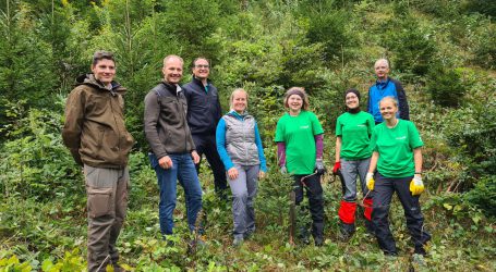 Projektwoche zum Schutz von Bergwald