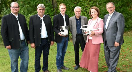 Drohne an LFS Hollabrunn im Einsatz