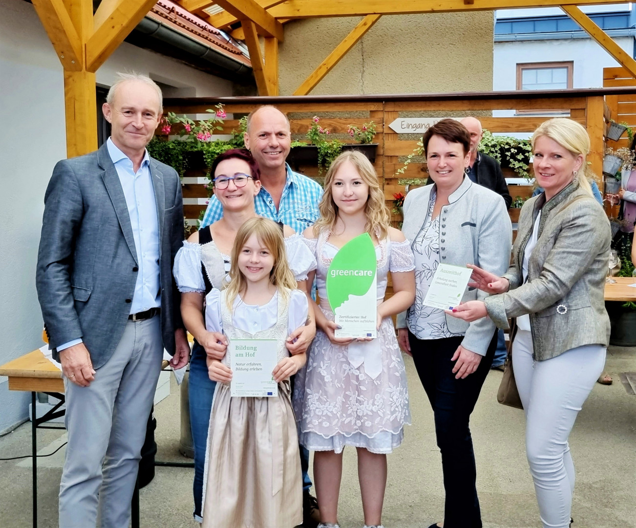 Auszeithof Schlager Blick ins Land
