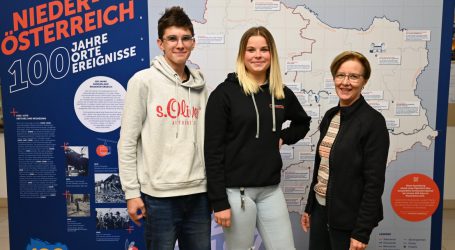 Wanderausstellung „100 Jahre NÖ“ an LFS Warth