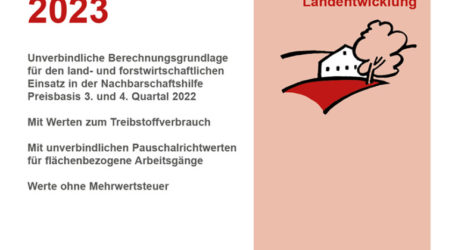 ÖKL-Heft zu Maschinenkosten jetzt ordern
