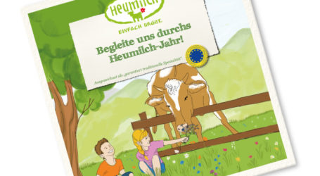 Neues Kinderbuch über Heumilch