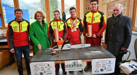 Vize-Staatsmeister der Waldarbeit aus NÖ