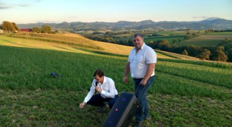 Wiesenbegehung auf Betrieb Handl