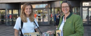 Bahnhöfe als Symbolorte für EU-Bio-Tag