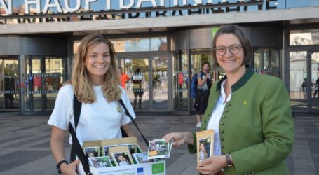Bahnhöfe als Symbolorte für EU-Bio-Tag