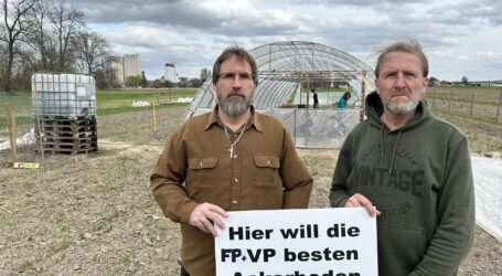 „Protestacker“ bei Wiener Neustadt entsteht