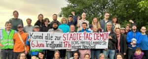 Städtetag-Demo in Wr. Neustadt