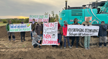 Weitere Proteste gegen Ostumfahrung angekündigt