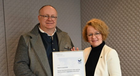 FS Gießhübel mit EMAS-Zertifikat ausgezeichnet