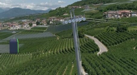 Der Apfel fährt jetzt Seilbahn